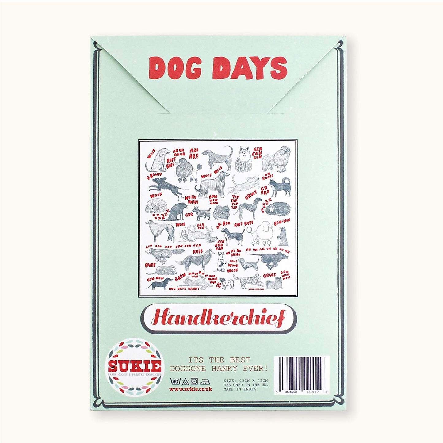 Dog Days Handkerchief - Sukie
