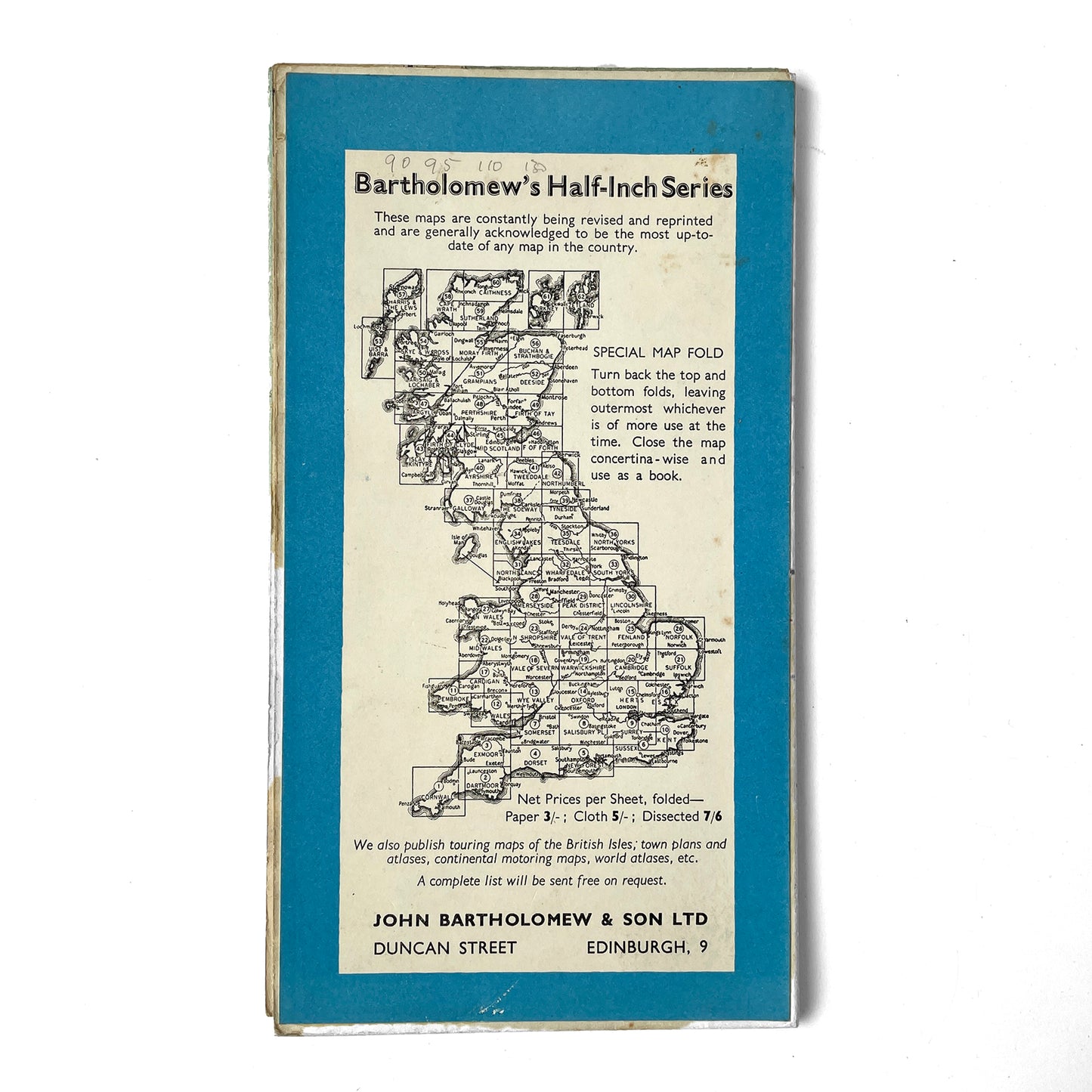 1955 Batholomew’s Map of the New Forest