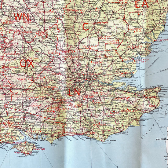 Map of Youth Hostels England & Wales
