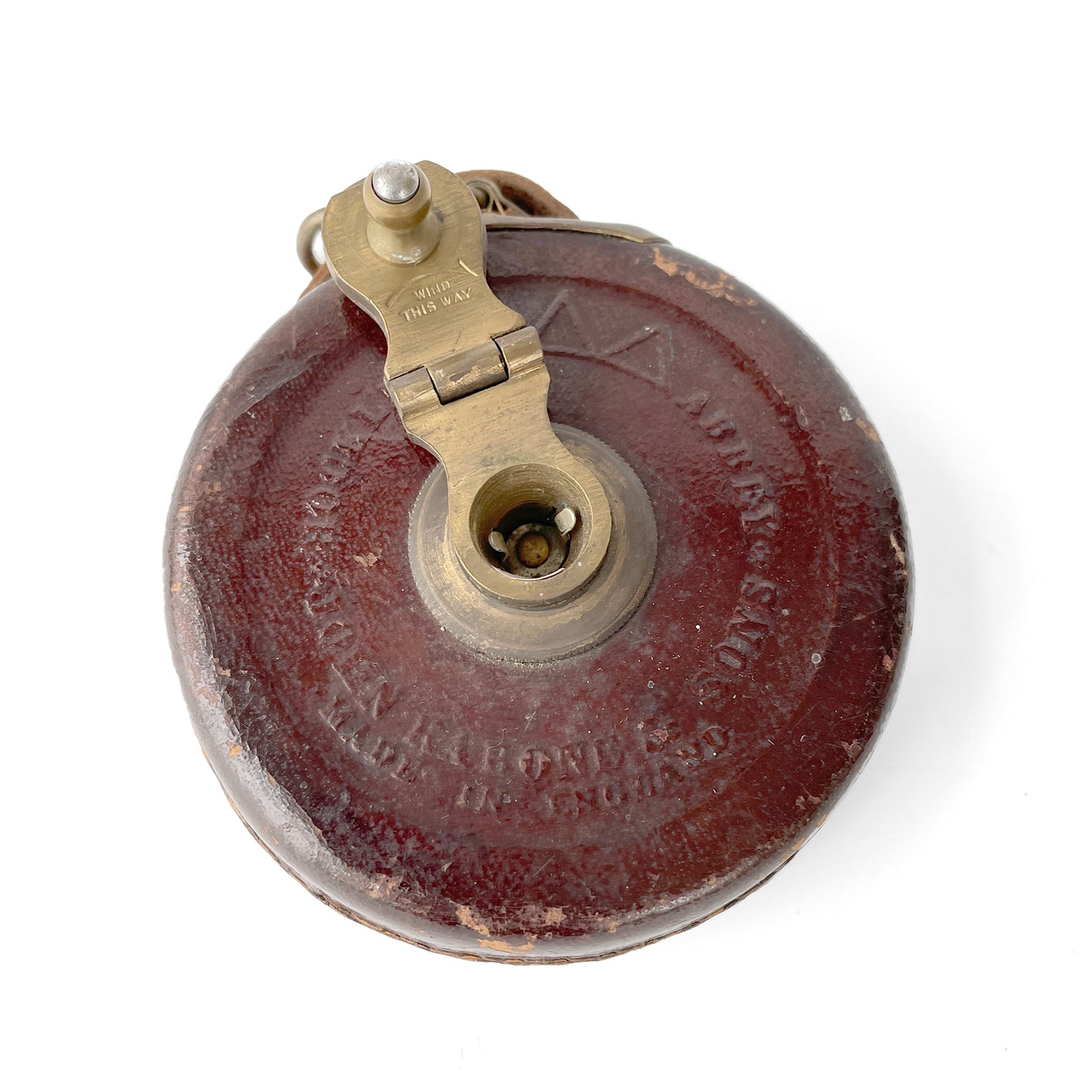 Early 20th Century 25 Foot Leather Cased Tape Measure