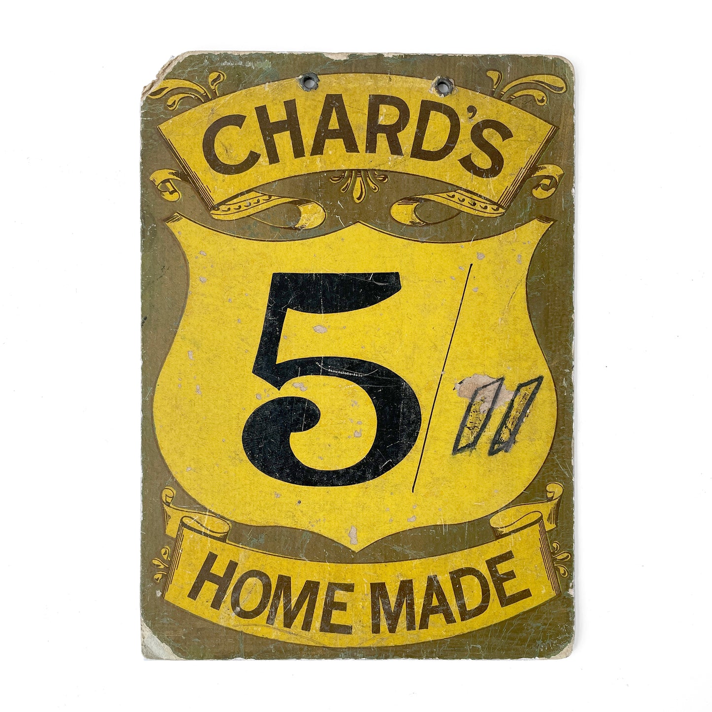 Beautiful Early 20th Century ‘Chard’s’ Sale Card – 5’