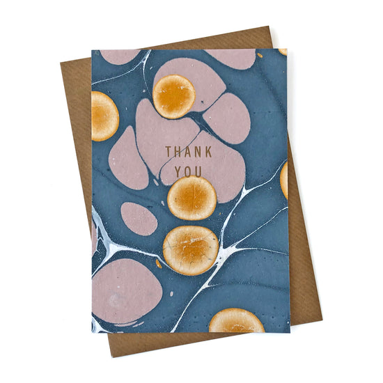 Marbled Thank You Card - Sukie