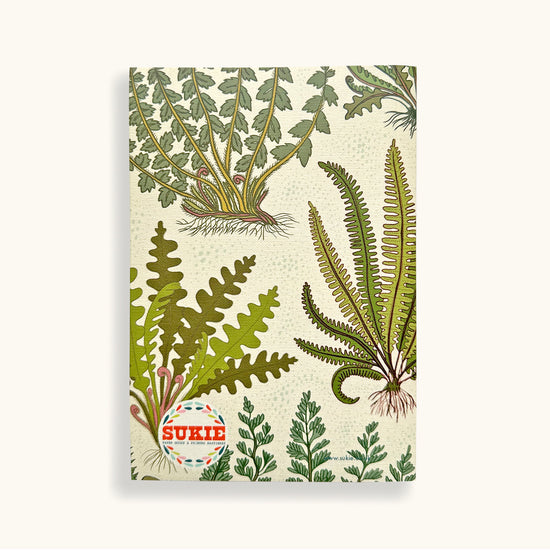 Personalised Notebook With Ferns Cover - Sukie