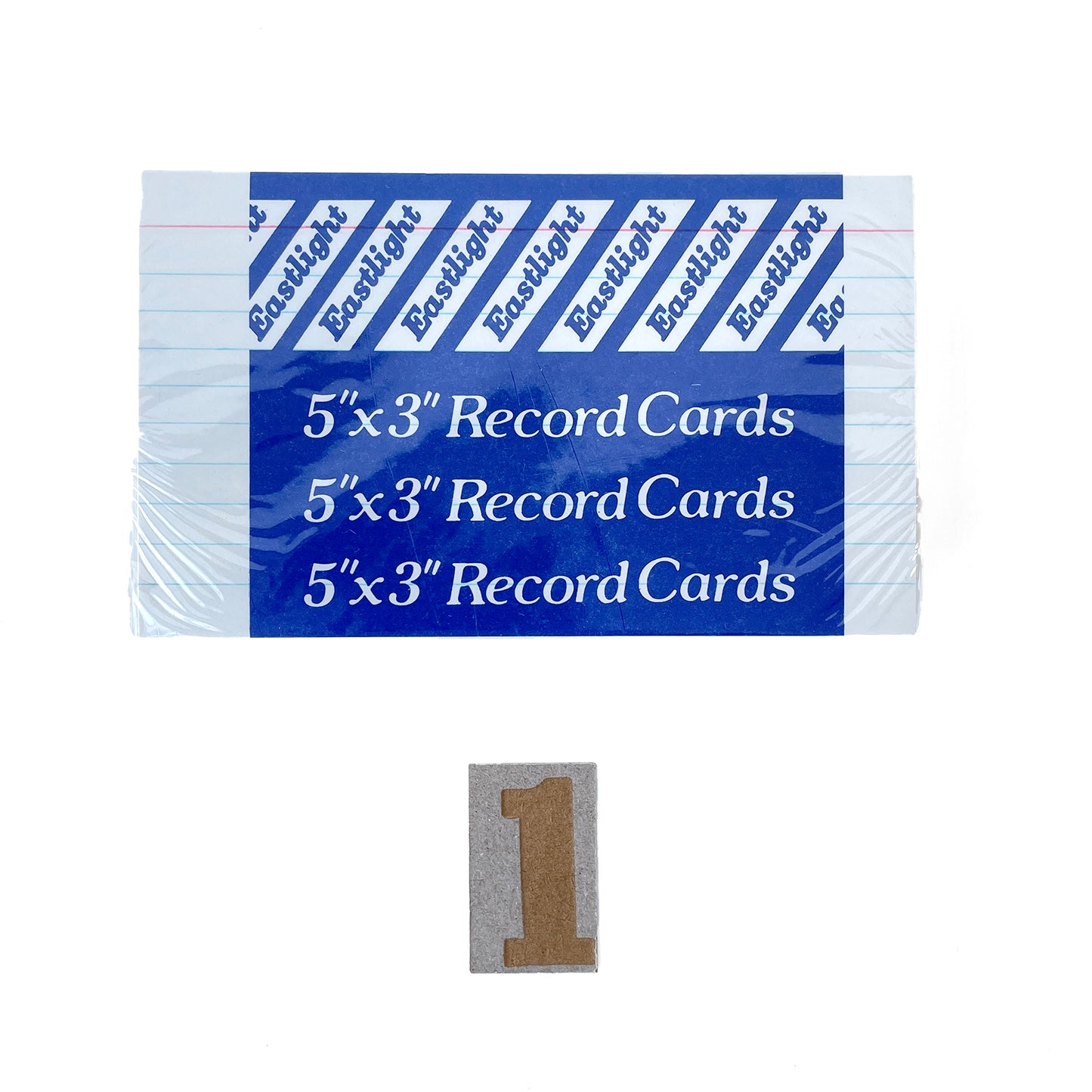 Vintage 5inch x 3inch Index Cards & Dividers - Sukie