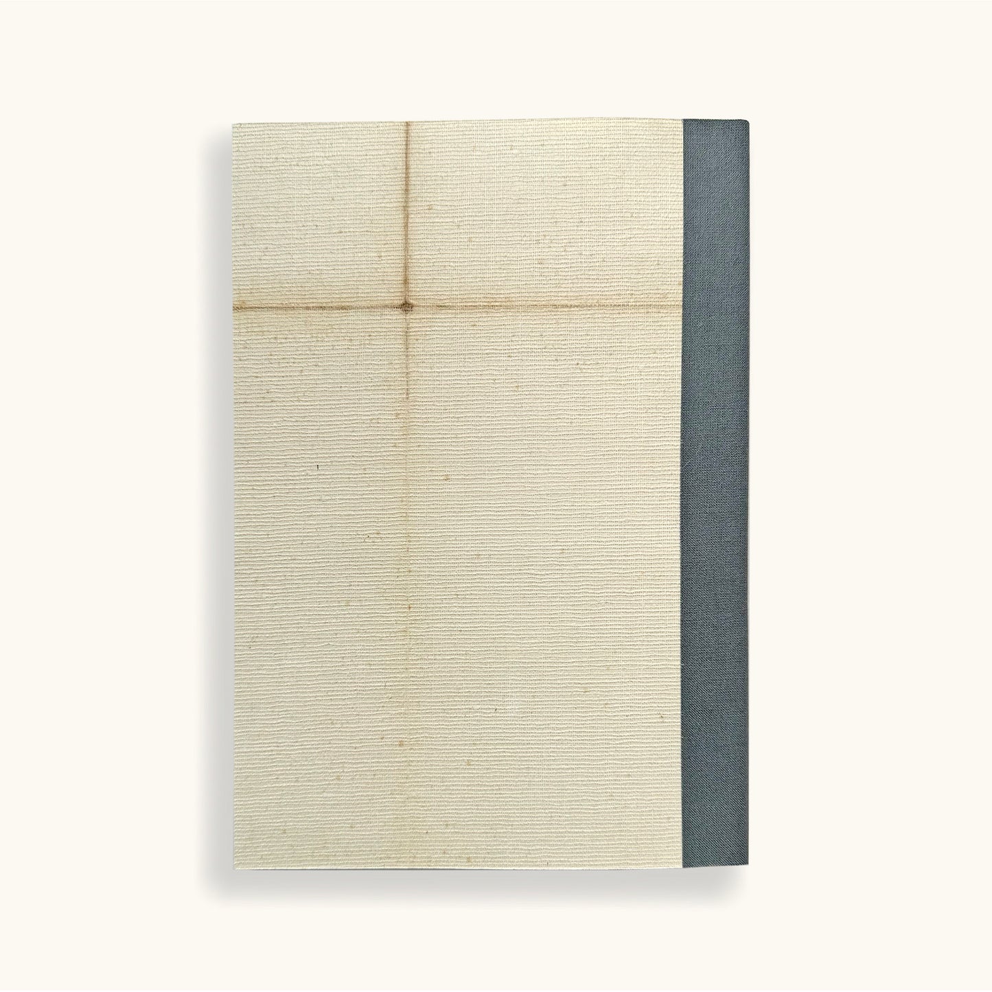 Linen Map Journal With Grey Binding - Sukie