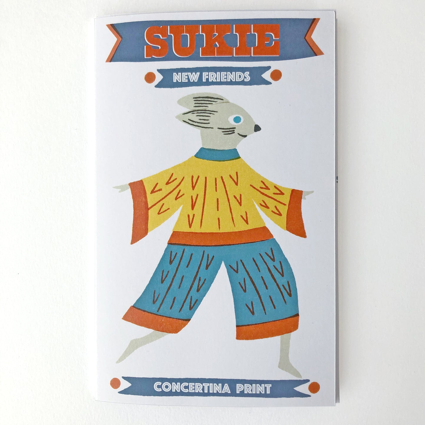 New Friends Concertina Print - Sukie