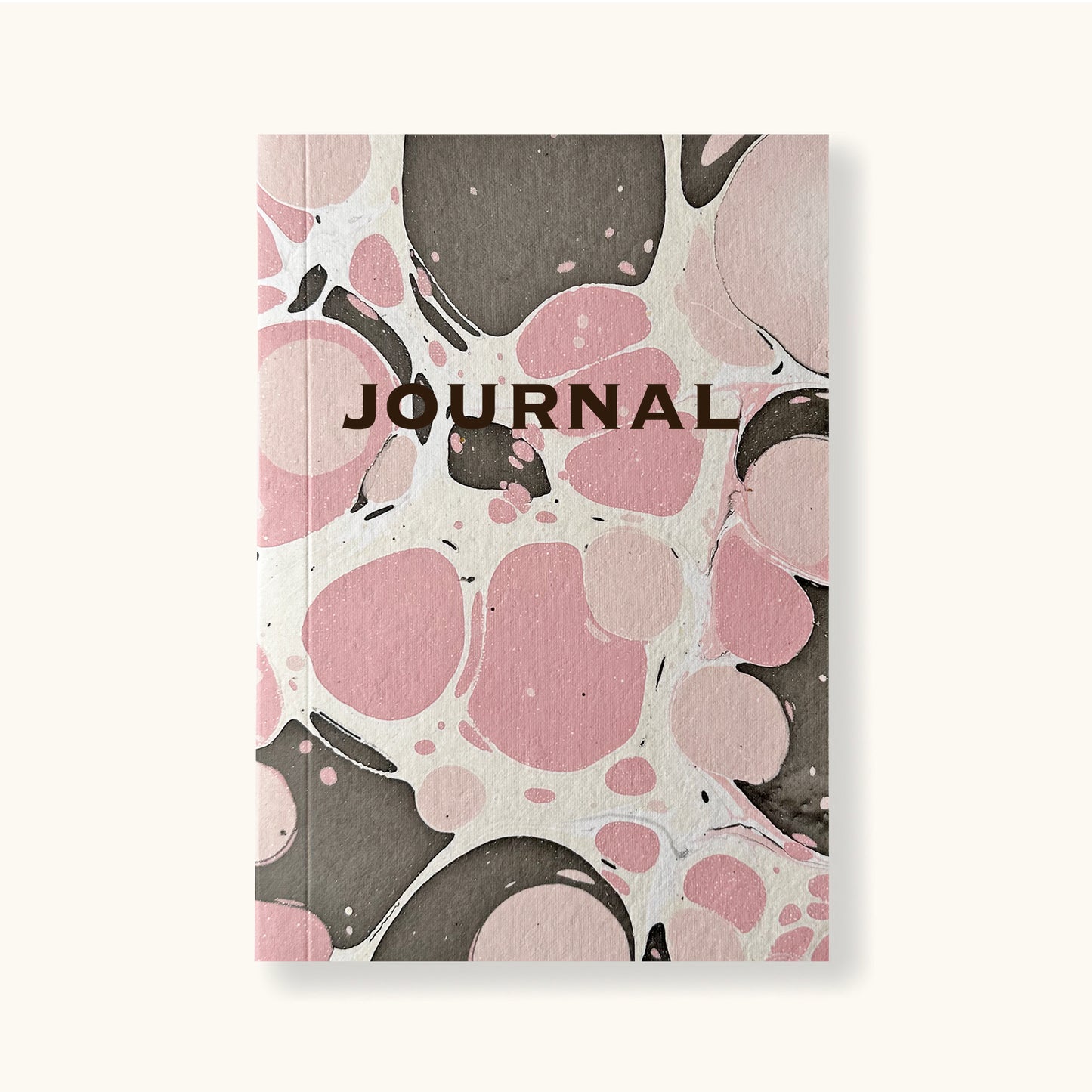 Hand Marbled Journal In Pink - Sukie