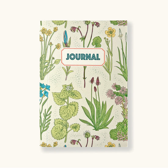 Personalised Wild Flowers Journal With Assorted Papers - Sukie
