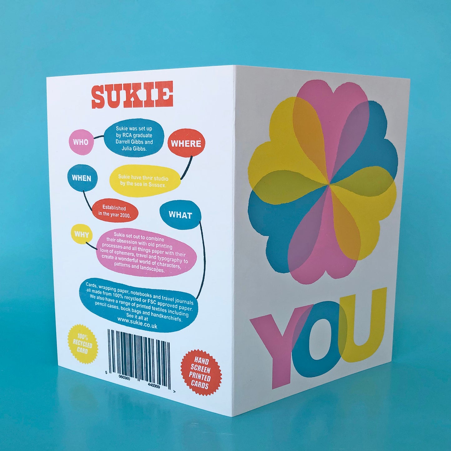 Love You Hearts Card - Sukie