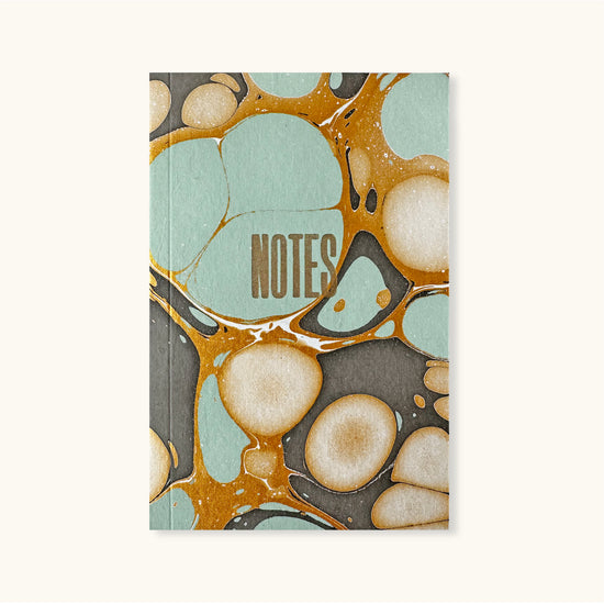 Aqua Marbled Notebook