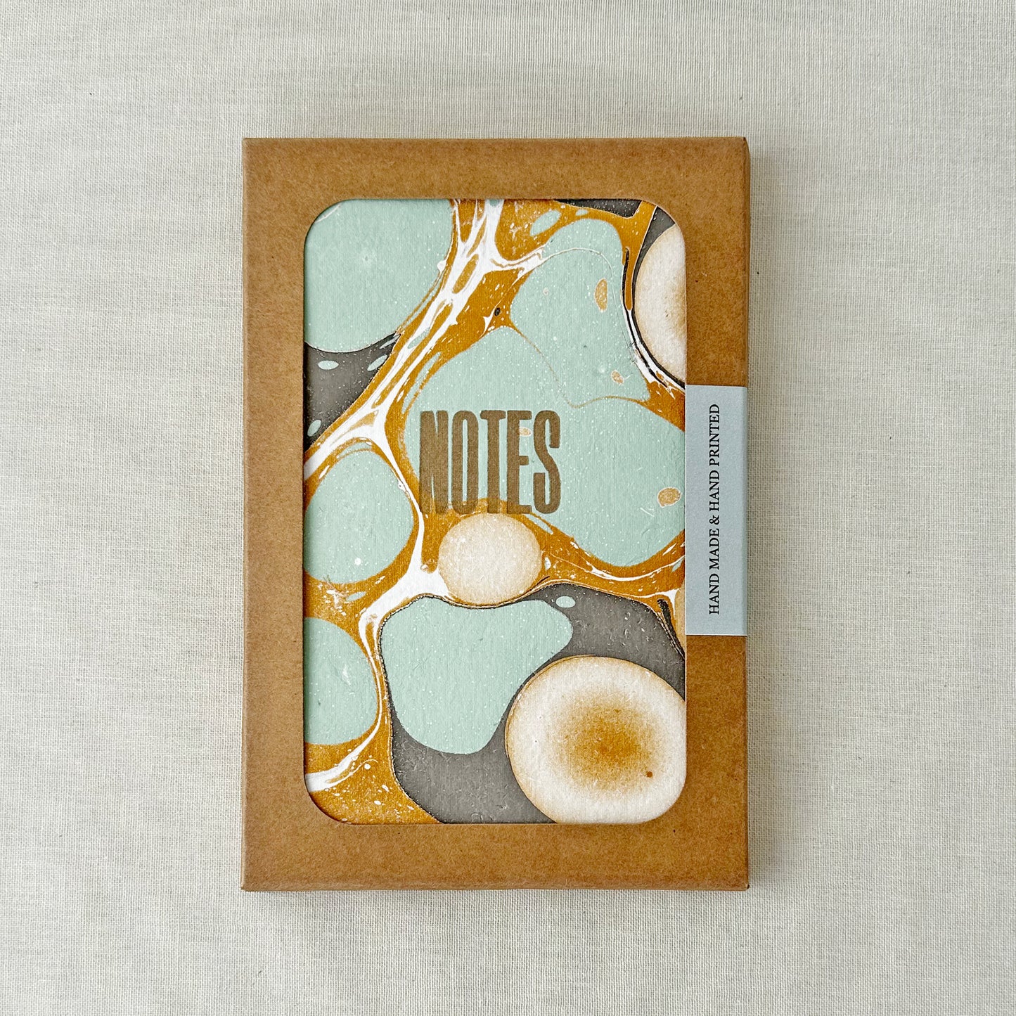 Aqua Marbled Notebook