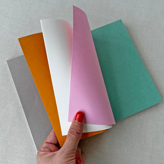 Travel Notes Book With Linen Map Cover