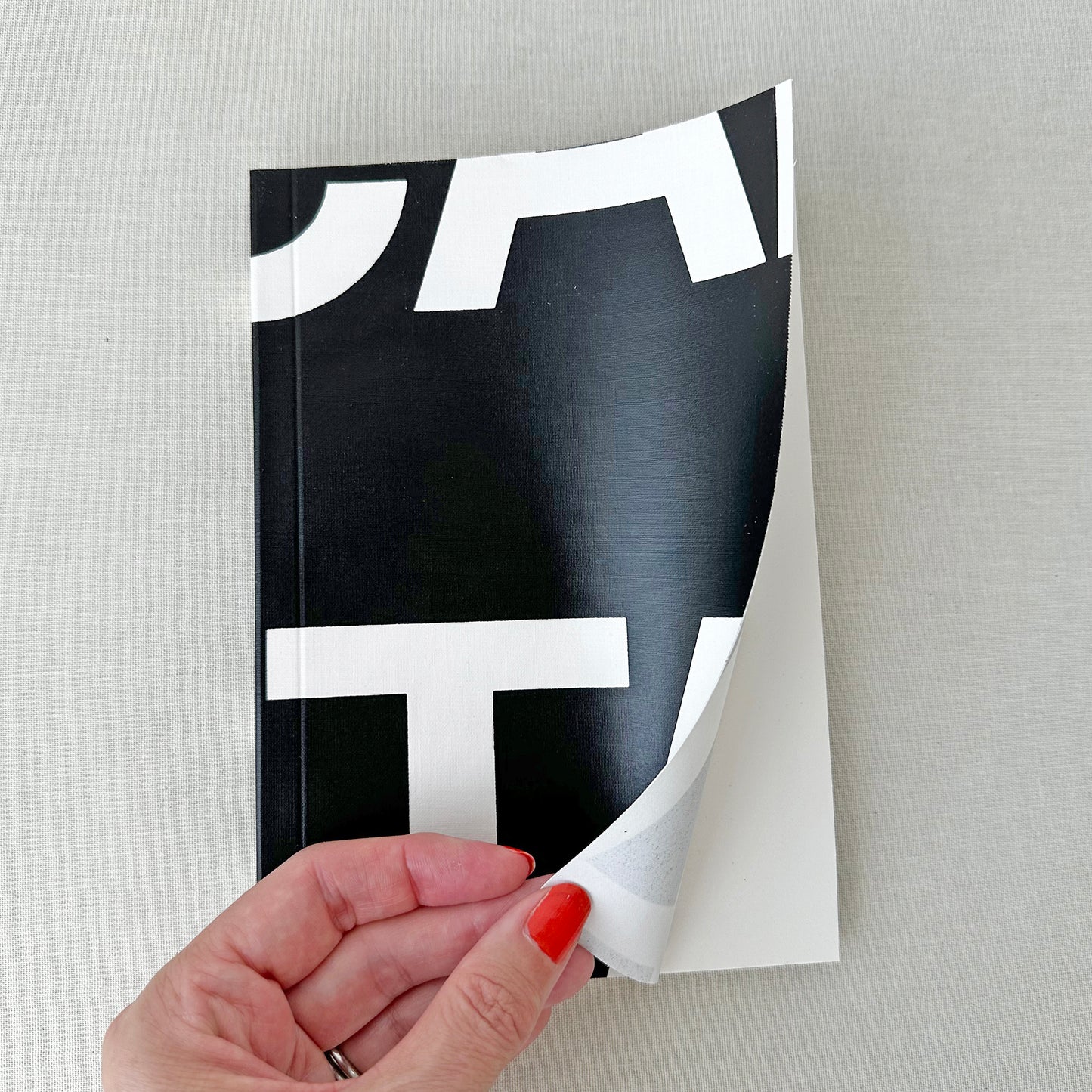 Bus Destination Blind Journal With Black Cover