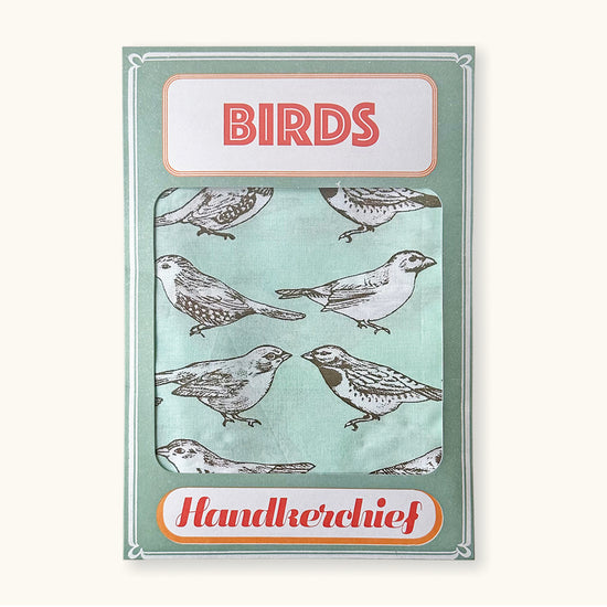 Blue Birds Handkerchief