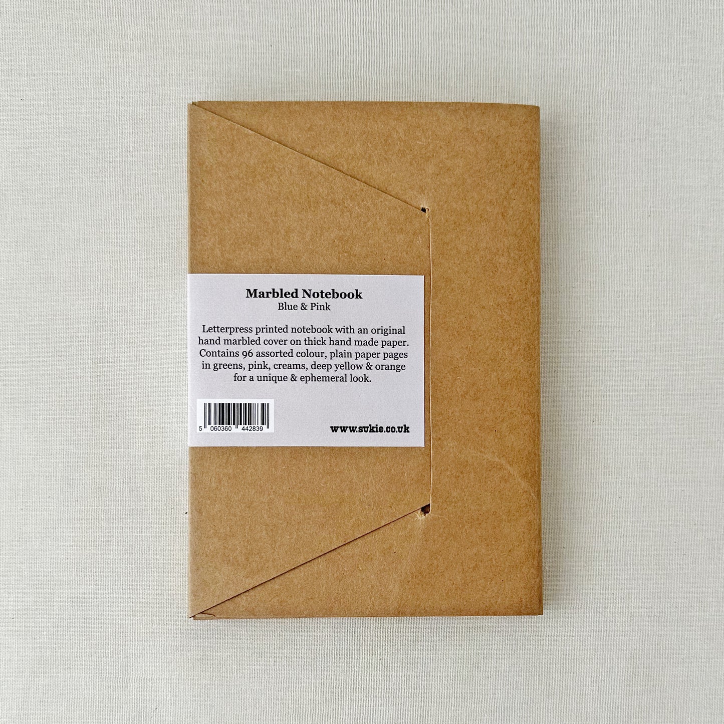 Blue & Pink Marbled Notebook