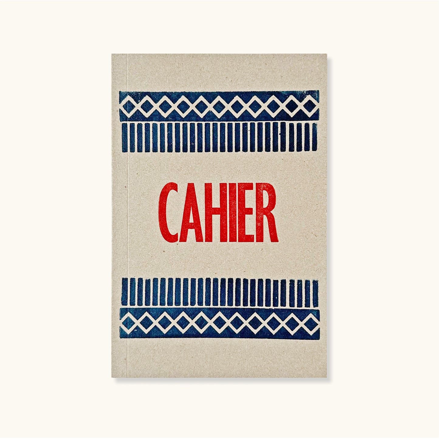 Cahier Typography Notebook With Lined Pages