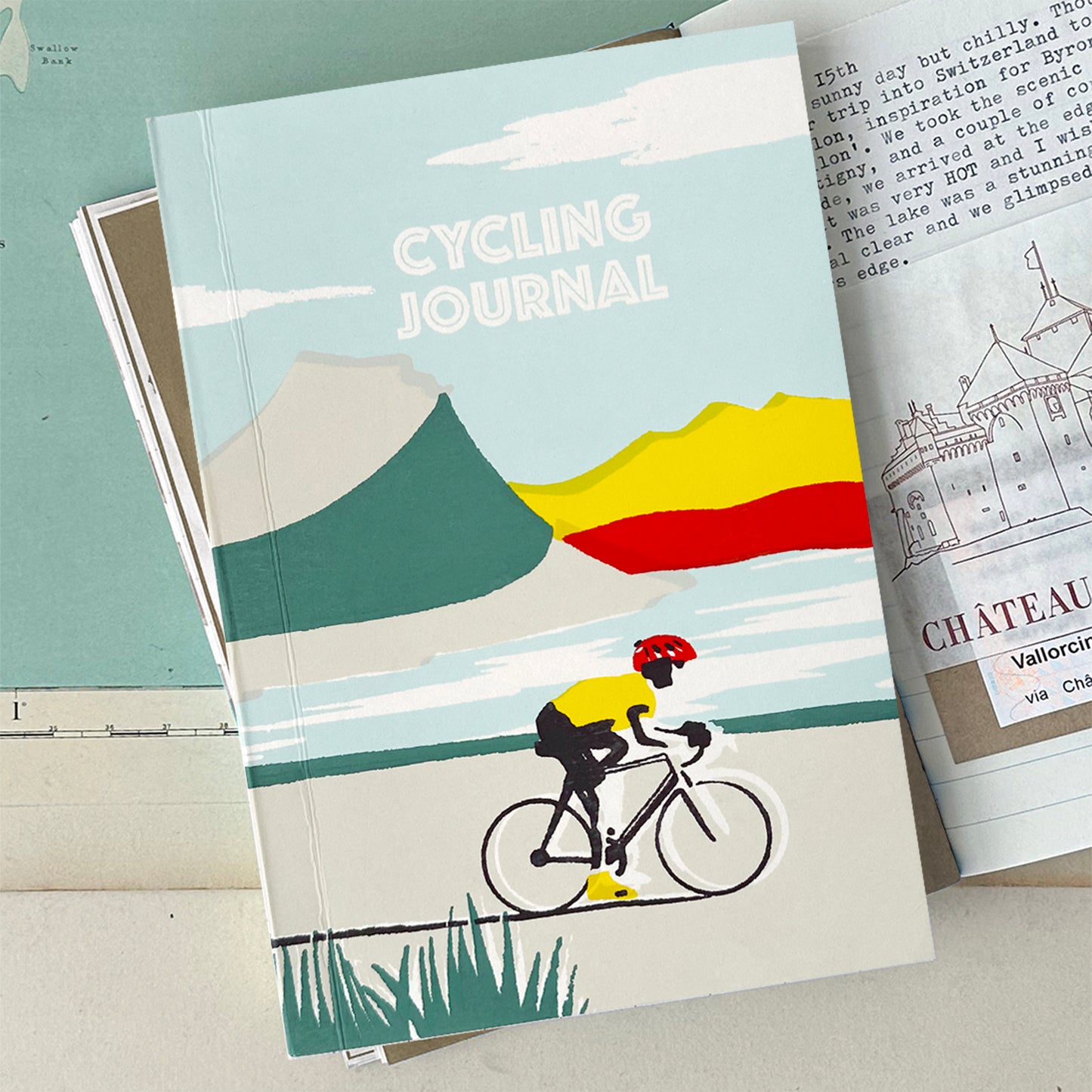 Bike Riding Journal Cycling Adventure Travel Journal – Sukie