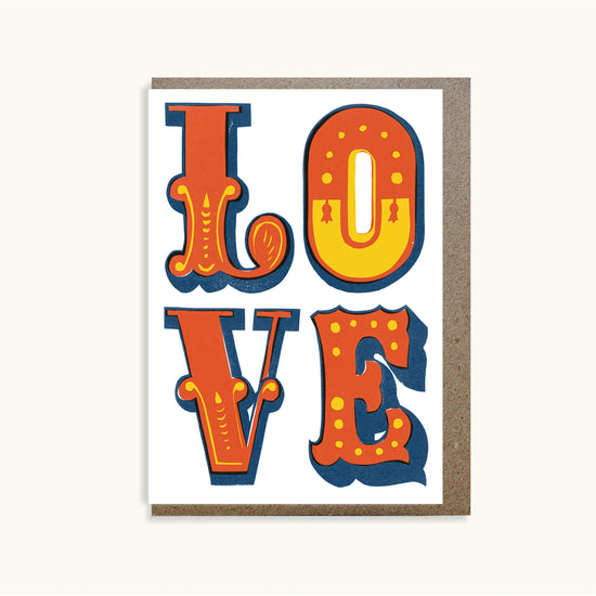 Fancy Love Greetings Card