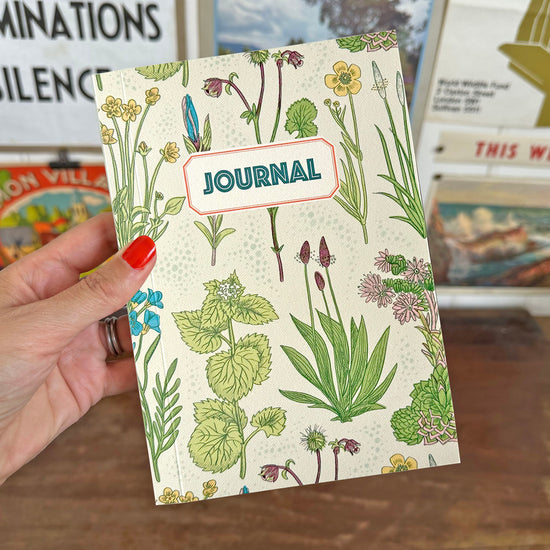 Wild Flowers Journal With Assorted Papers