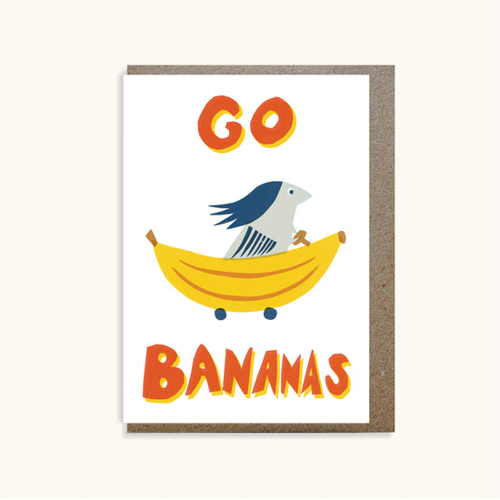 Go Bananas Greetings Card