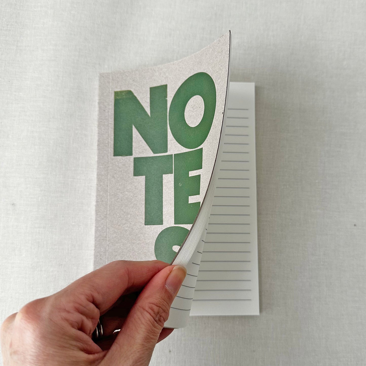 Notes Typography Notebook With Lined Pages
