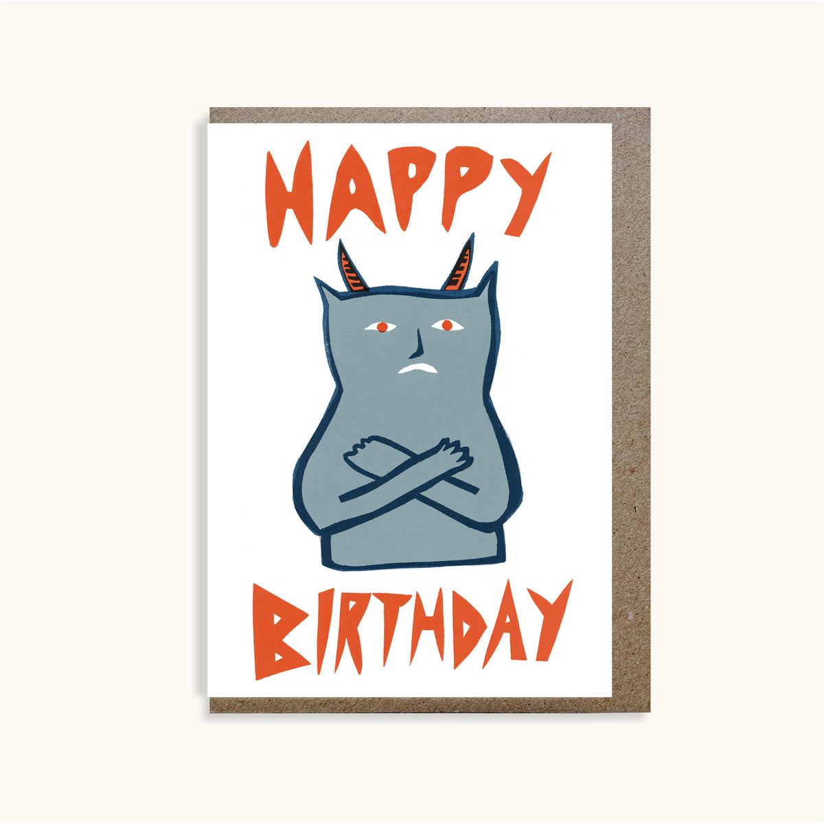 Grumpy Devil Birthday Card – Sukie