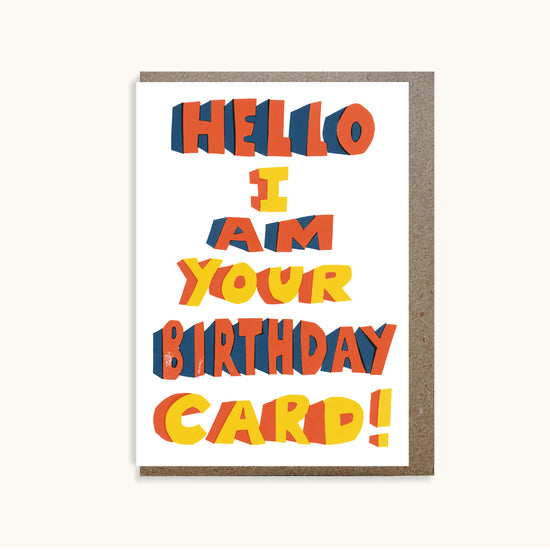 Hello Birthday Card