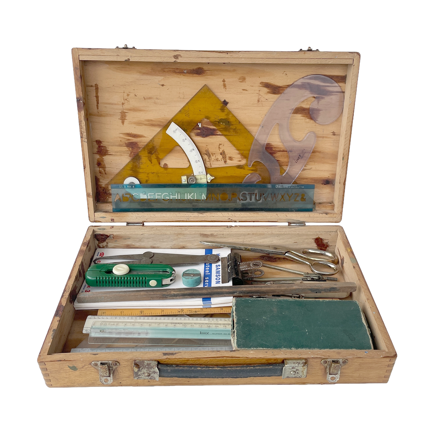 Case of Vintage Drawing & Draughtsman’s Equipment