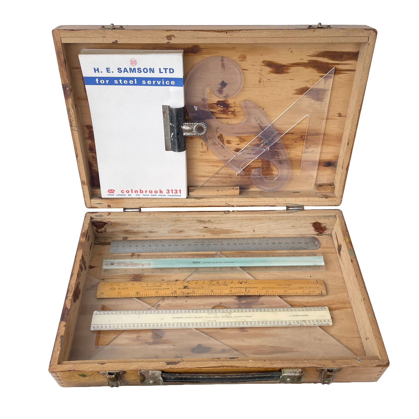 Case of Vintage Drawing & Draughtsman’s Equipment
