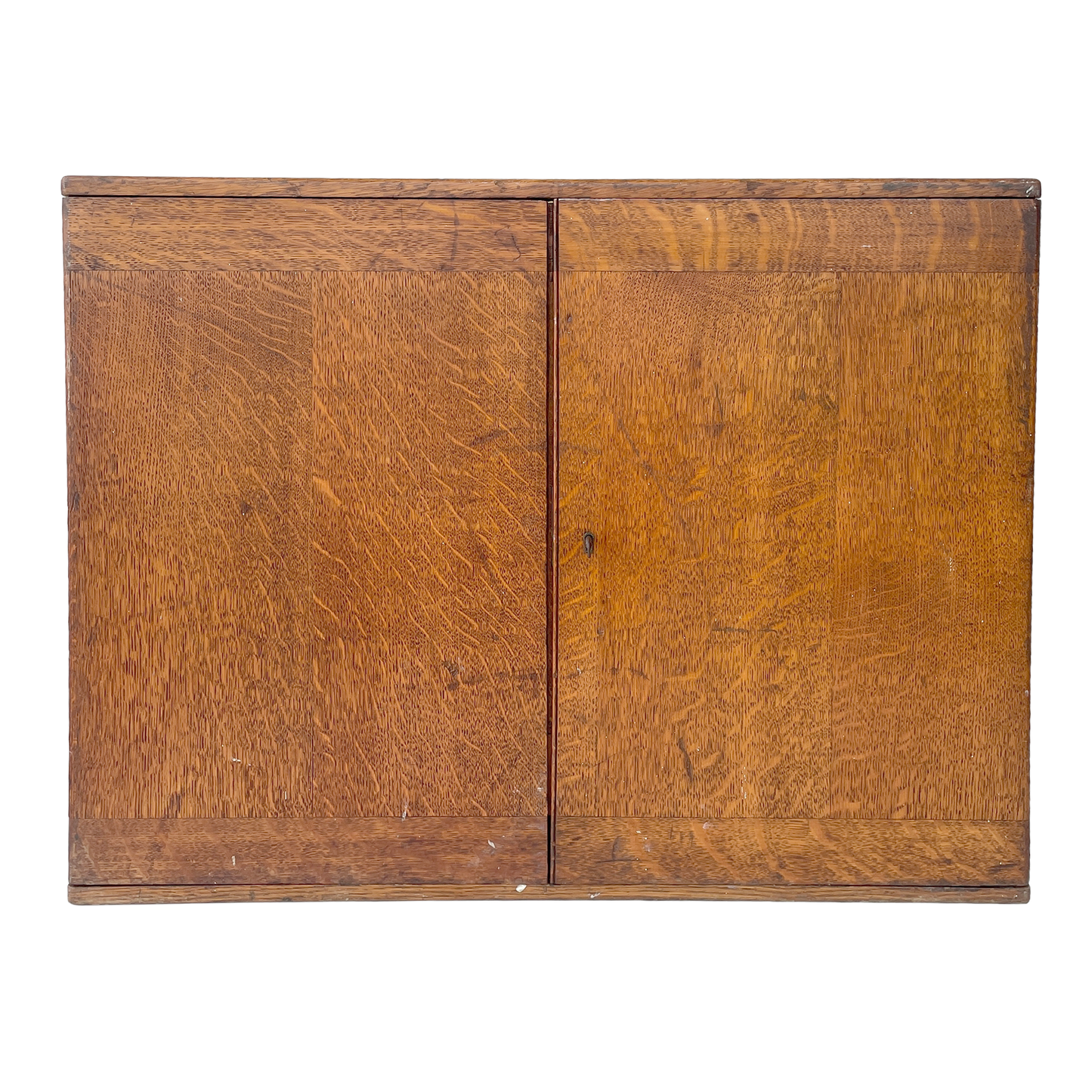 Early 20th Century Solid Oak Storage Cupboard