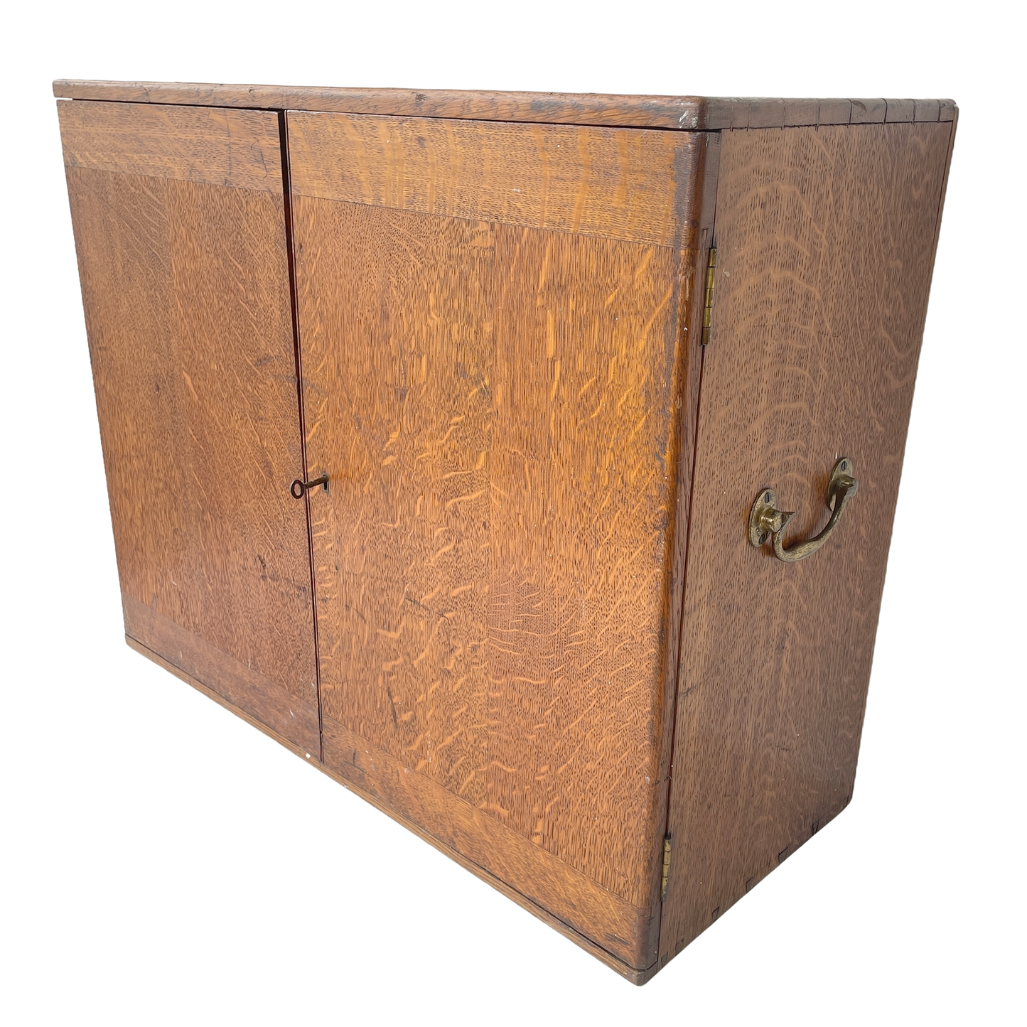 Early 20th Century Solid Oak Storage Cupboard