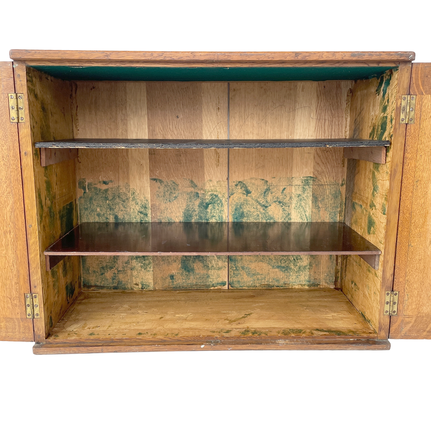 Early 20th Century Solid Oak Storage Cupboard