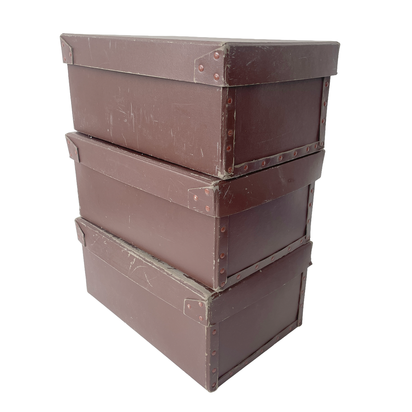 Set of Three 1950s Haberdashery Shop Boxes