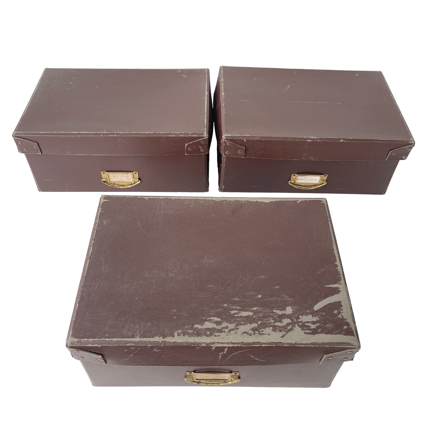 Set of Three 1950s Haberdashery Shop Boxes