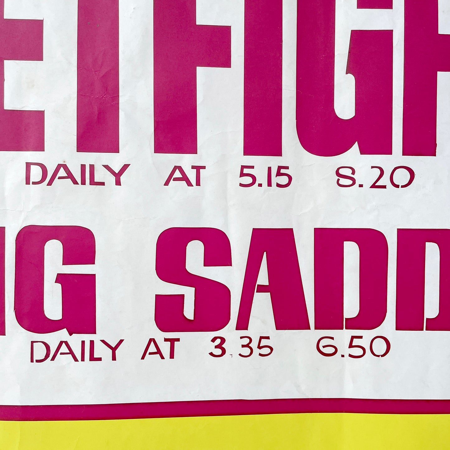 1974 Original Cinema Poster – Blazing Saddles