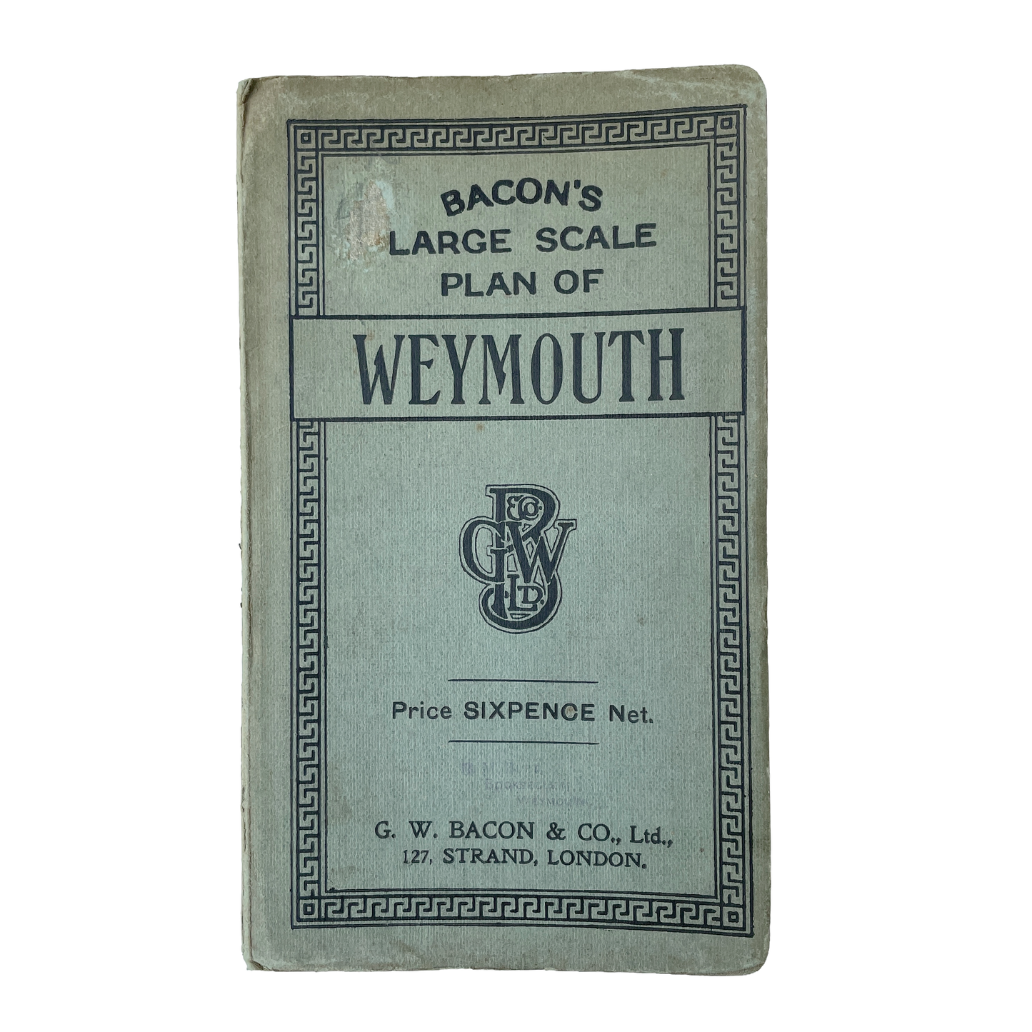 Early 20th Century Map of Weymouth