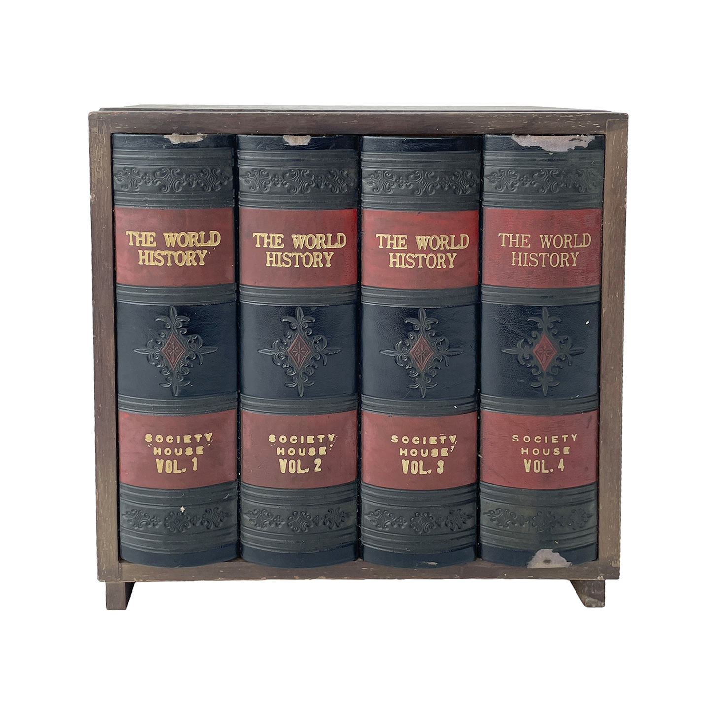 Vintage Secret Faux Book Bookshelf