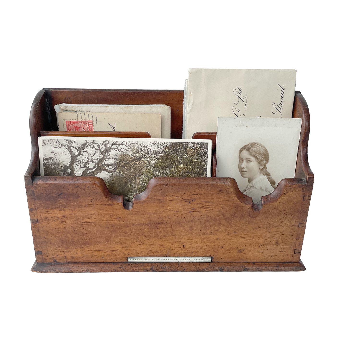 Beautiful Late 1800s Letter Rack Made by Waterlow & Sons