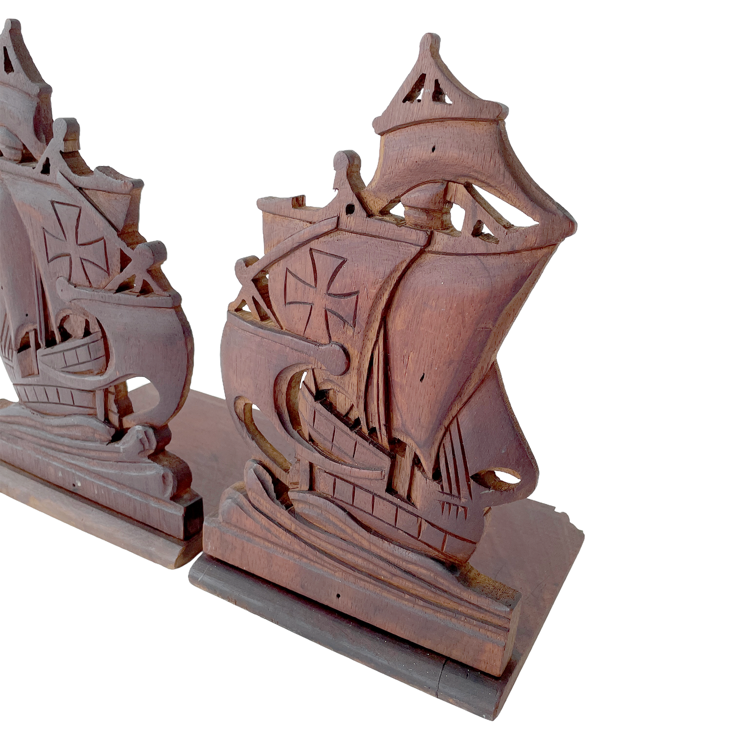 1930s Ship Bookends