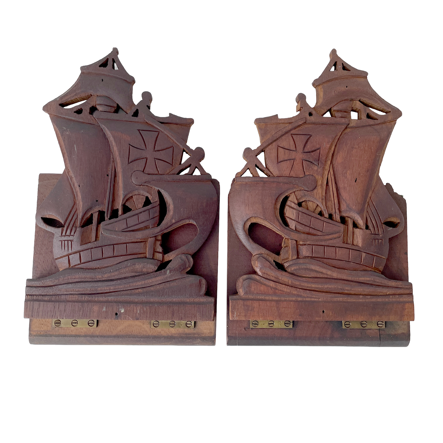 1930s Ship Bookends