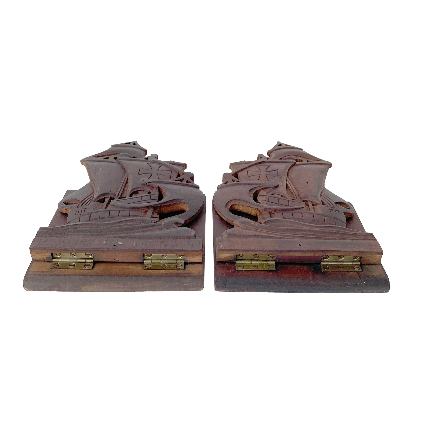 1930s Ship Bookends