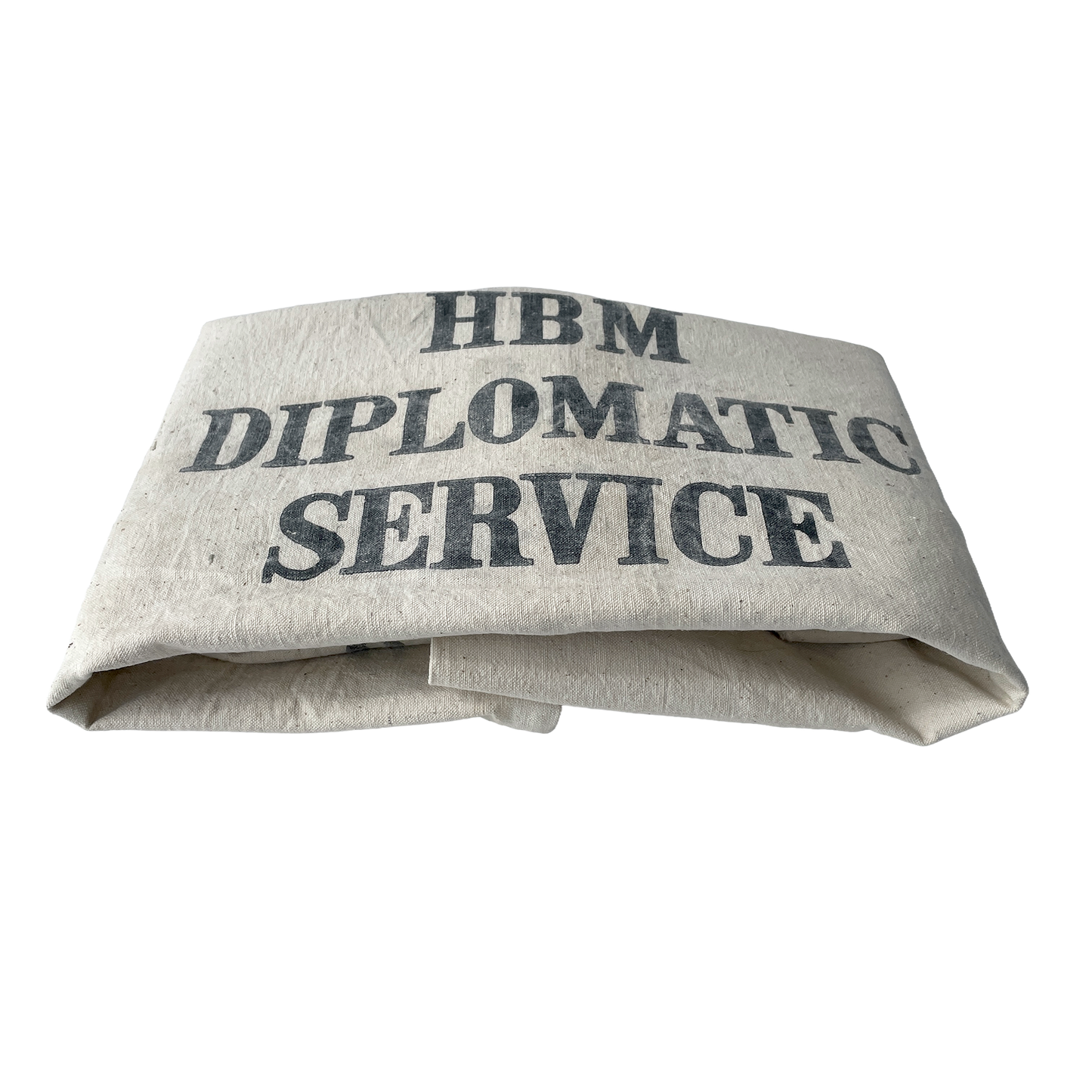 Huge 1950s Canvas Diplomatic Bag