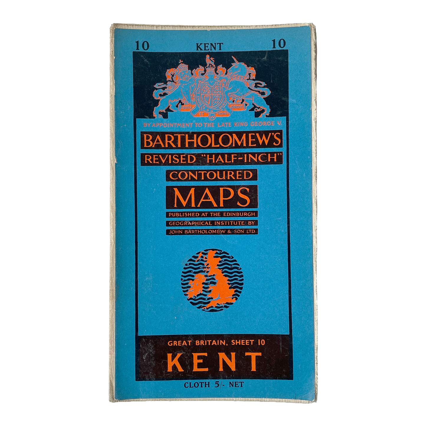 1956 Map of Kent
