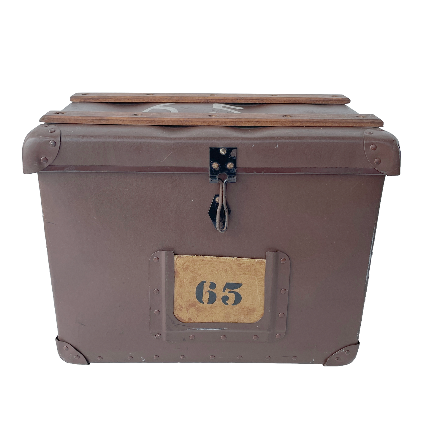 1950s Government Issue Vulcanized Card Storage Box – No.65