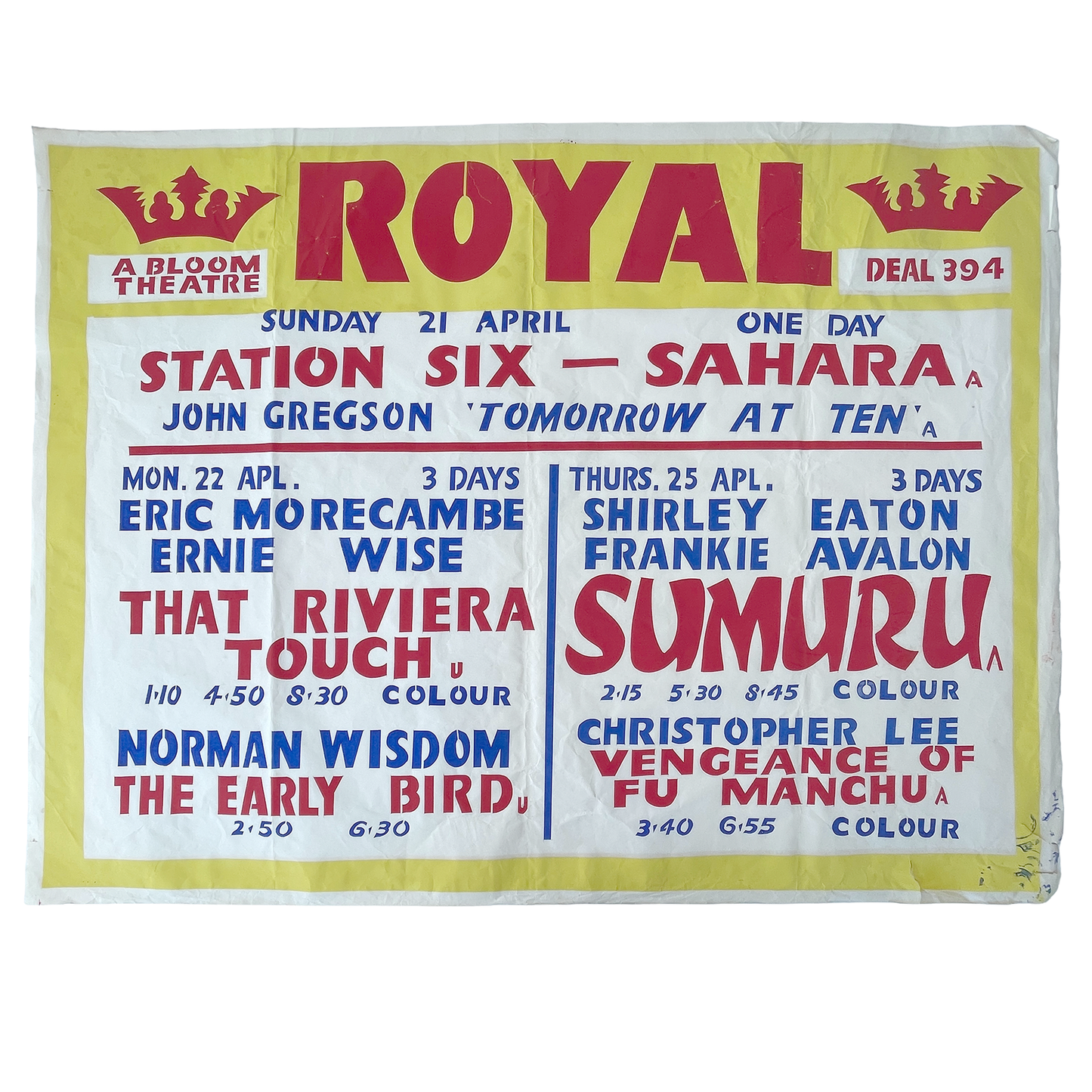 1968 Original Cinema Poster – Royal Deal