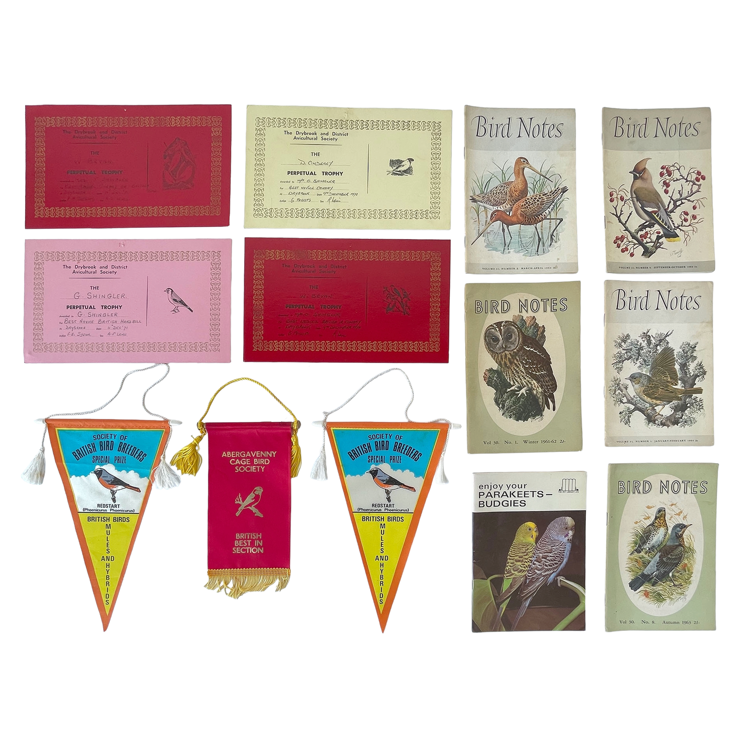 Collection of Bird and Bird Show Ephemera.