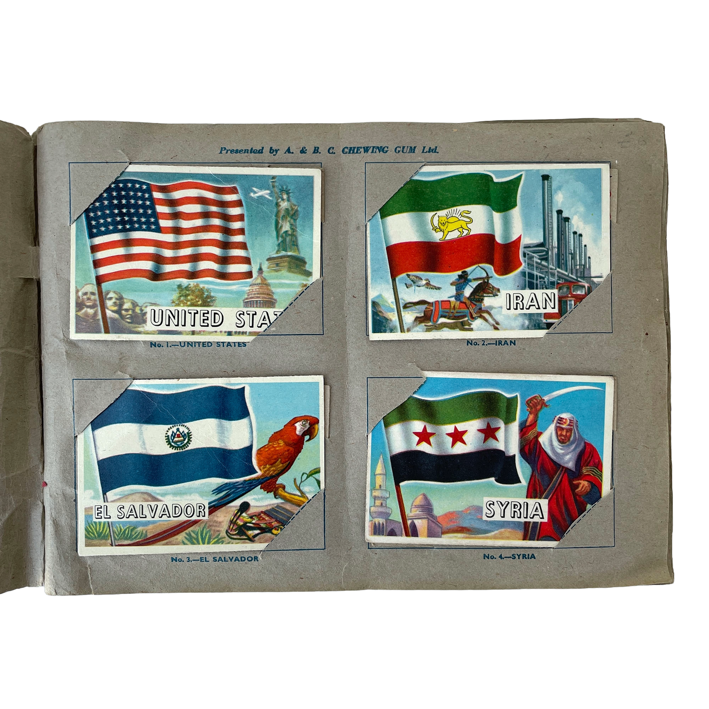 Fantastic 1959 Flags of the World Album