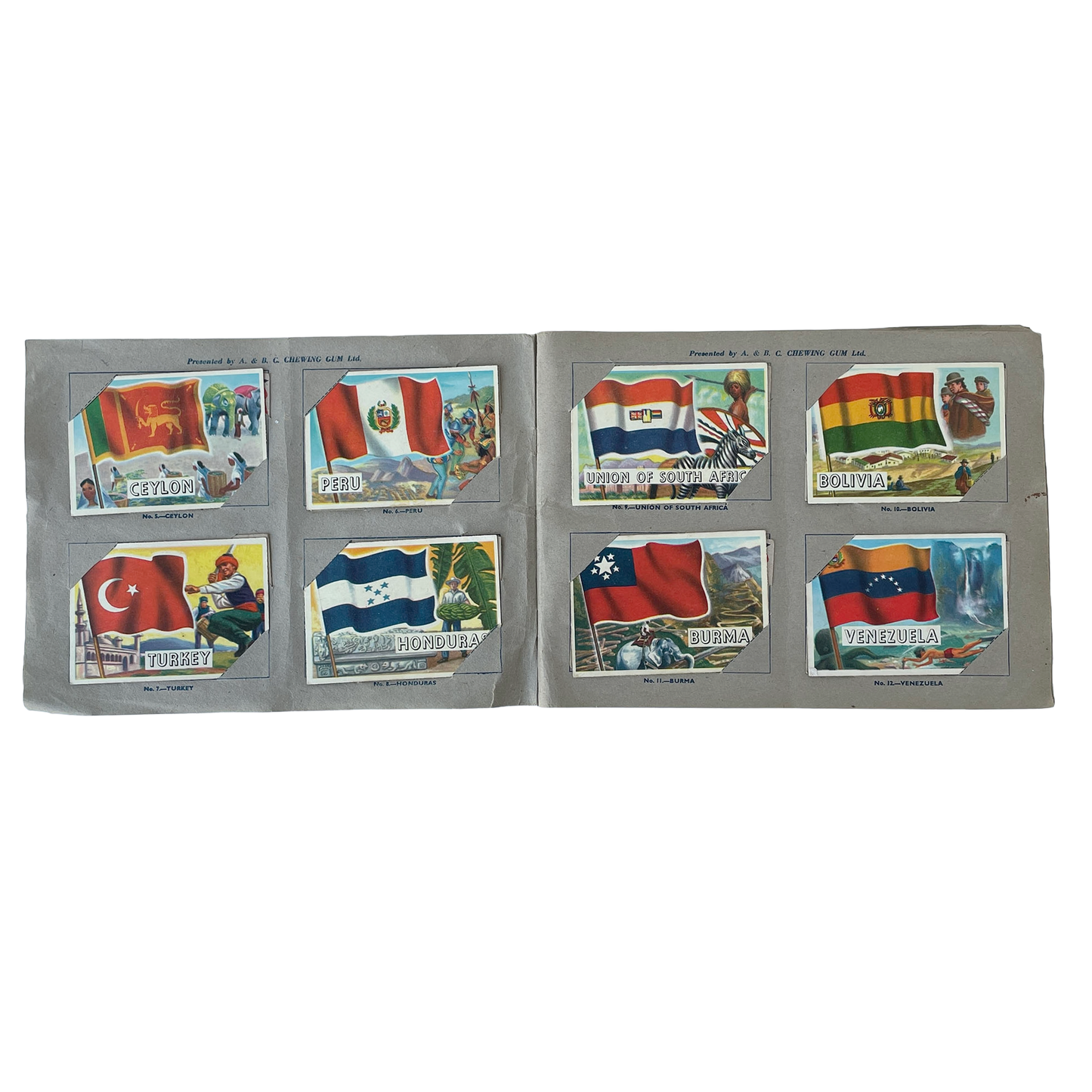 Fantastic 1959 Flags of the World Album