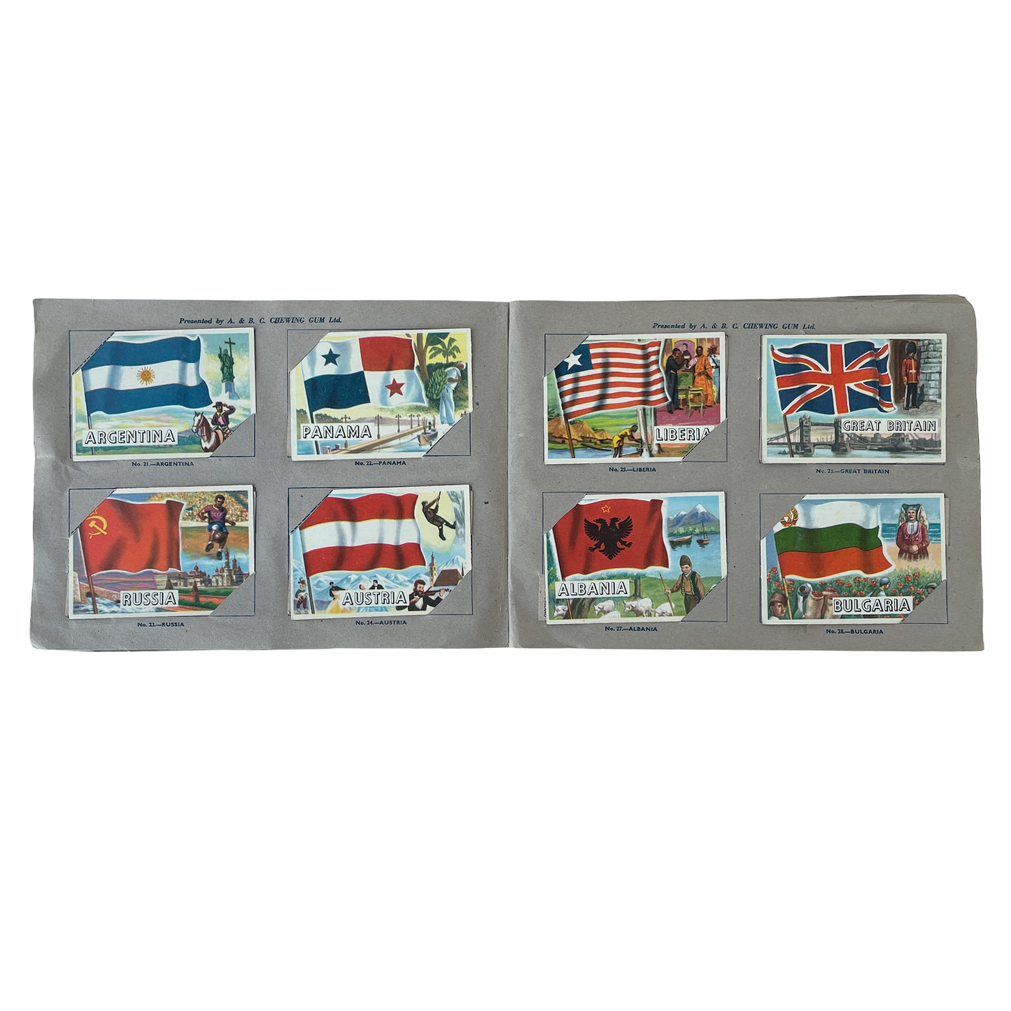 Fantastic 1959 Flags of the World Album