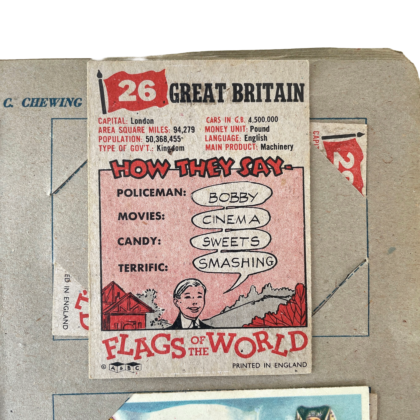 Fantastic 1959 Flags of the World Album